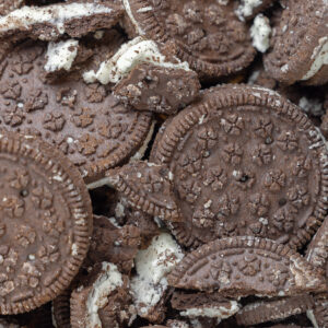 Item #170 - Whole & Broken Chocolate Creme Cookies